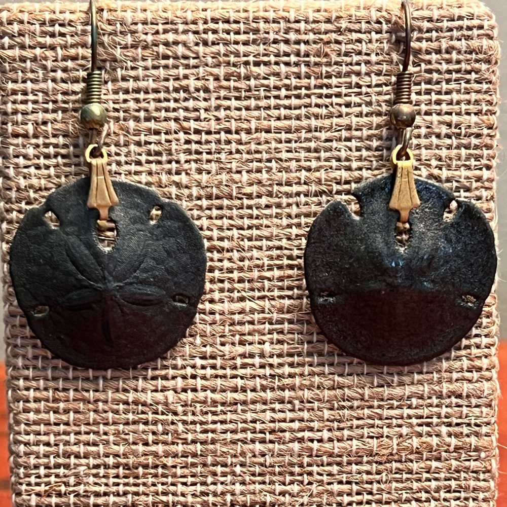 Real Sand dollar earrings